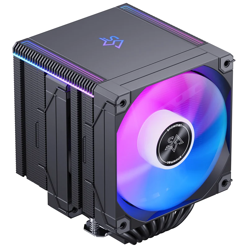 man MT880-V4 CPUクーラー 空冷 ARGB SNOWMAN MT880-V4 8 Pipes Copper 5V ARGB Heatsink Radiator for AMD