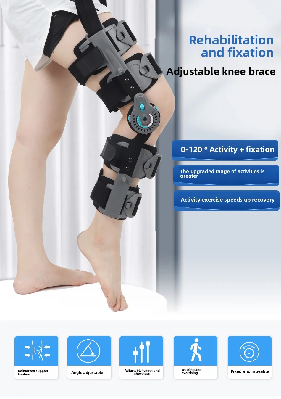 Orthopedic ROM Knee Brace