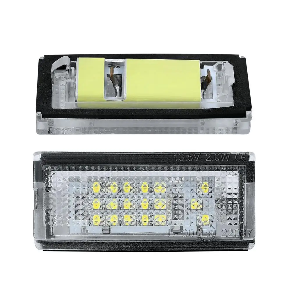 12V 18SMD License Plate Light for BMW E46 4D Sedan 1998-2007/BMW E46 5D Touring 1998-2005 OEM#51138236269