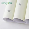 ECO-friendly kids room bedroom light yellow with star PVC wall decoration paper