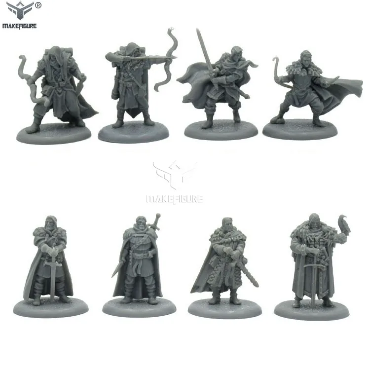 1 48 Scale Detail Board Game Figurines,Gray Color Custom Mini Pvc Figurine Sets,23cm