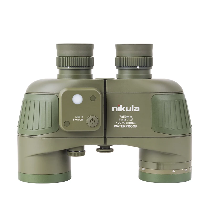 Nikula 7x50 Customized Binoculars with Compass - Ideal for Hunting