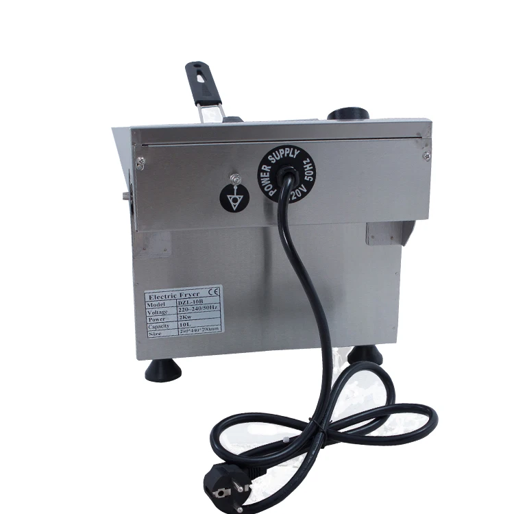 Commercial Industrial Table Top Singletank Deep Electric Fryer Potato