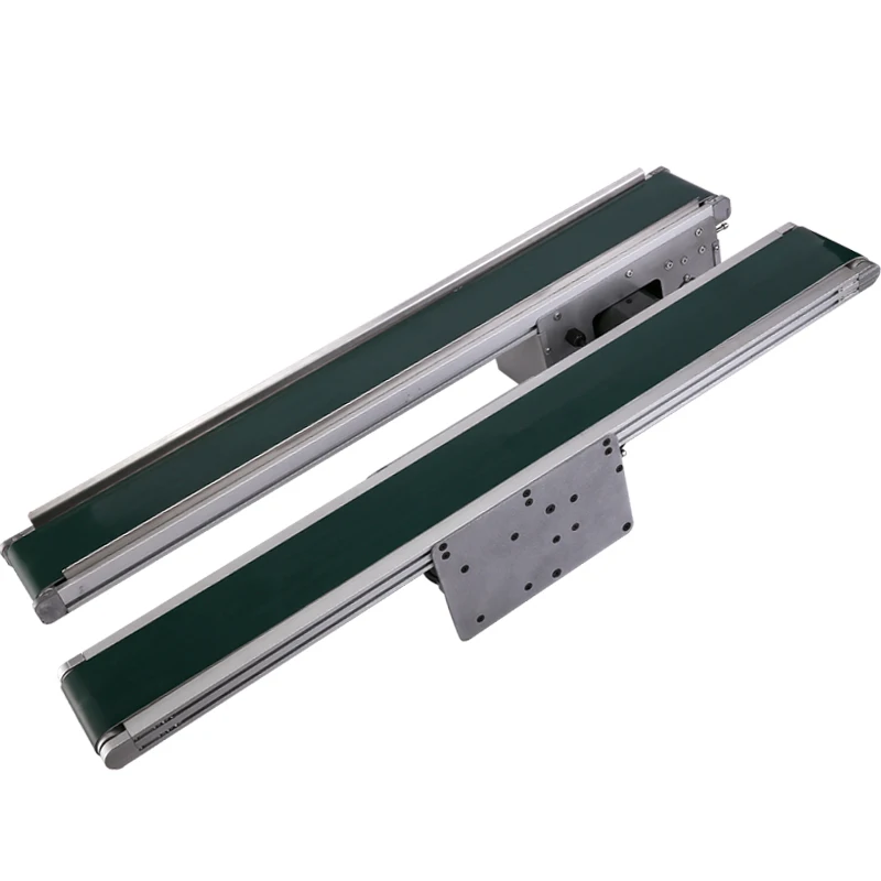 Small Tabletop Packaging Conveyor Machine Assembly Line Automatic Transport Belt Transmission Belt Baffle Cutting Processing details