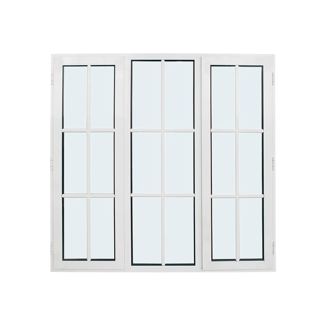 Aluminum alloy casement door with double Glass Entry hinge Door