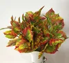 Artificial red Maple Leaf fake fake plants leaves for Home Garden And Office very easy to plant