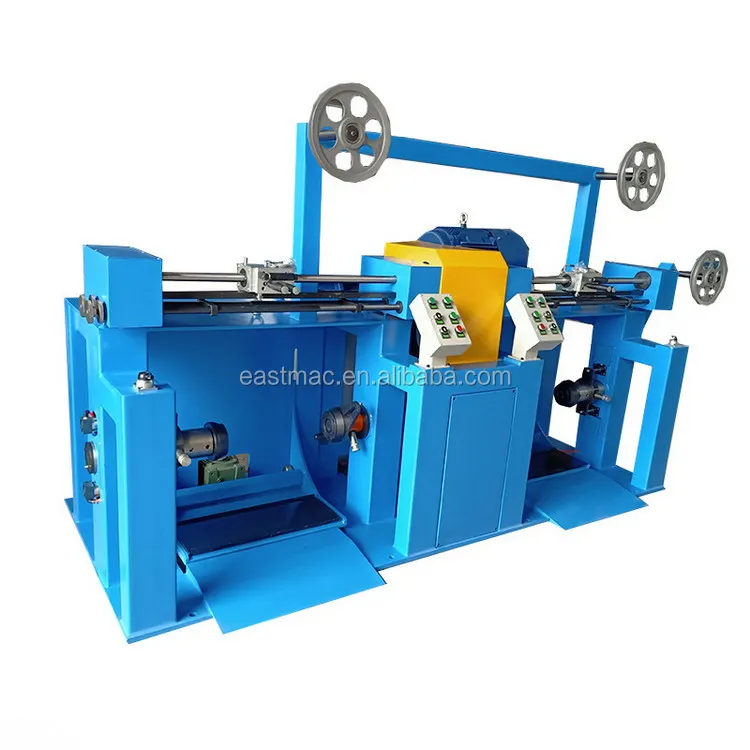 400-1250 full automatic and semi automatic double spooler take-up for rewinding wire and cable