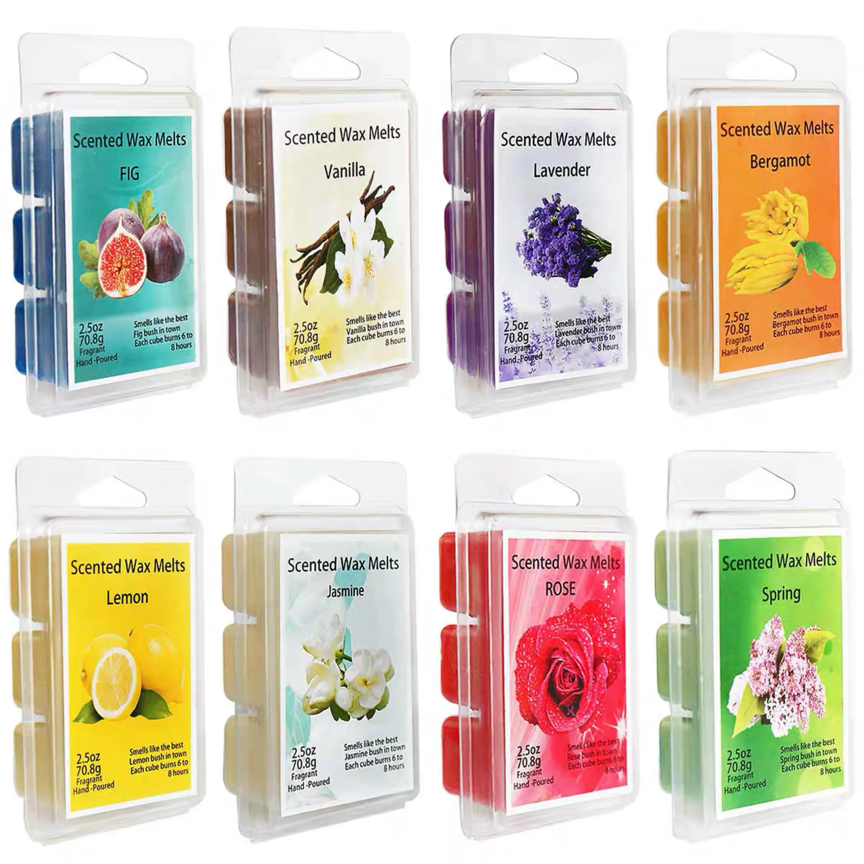 Wholesale Colorful Clamshell Aroma Scented Soy Wax Melts Buy Soy Wax