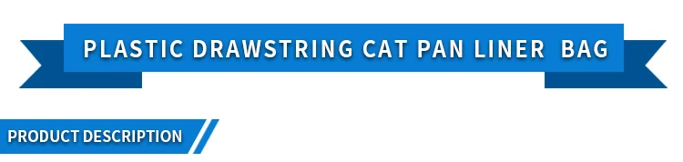 Cordon Cat Litter Box Liners, flairée et compte Cat Litter Liners du chat Liners-10 d'Unscented