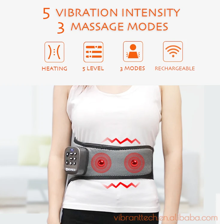 Abdominal Stomach Therapeutic Warming Electric Slimming Massage Belt