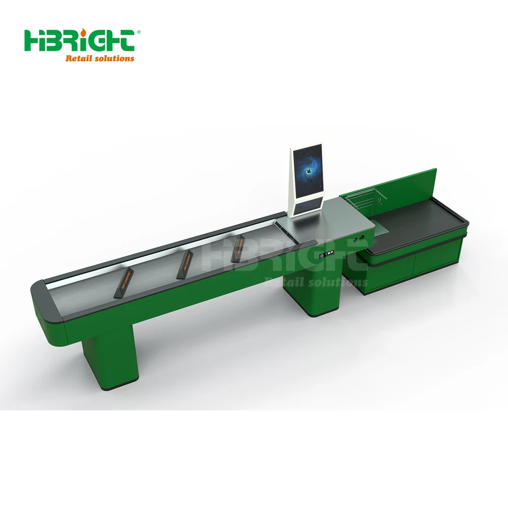 automatic supermarket checkout counter