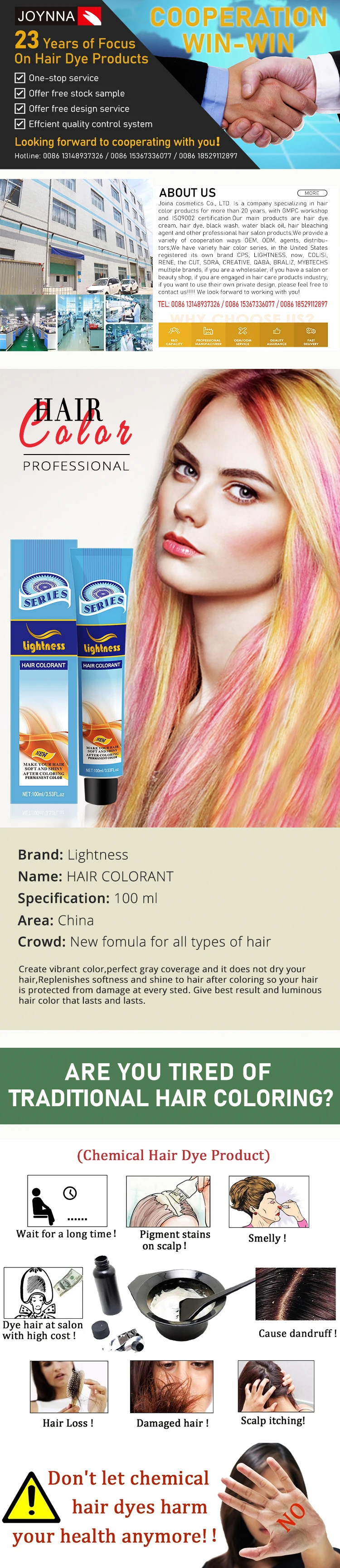 Professional Fashion Hot Sale Permanent Hair Color Cream Ammonia Free No  Allergy No Harm Lightness Salon Hair Dye - Buy Salon Hair Dye,New Design  Products Permanent Red Hair Dye Hair Color Cream