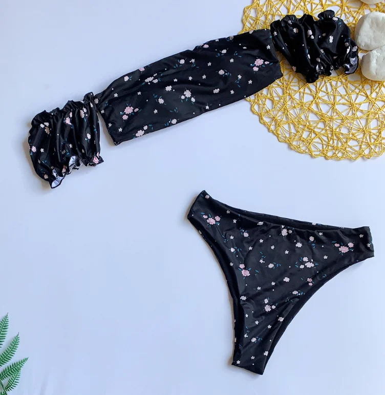 2020 新款女式两件式无肩带比基尼