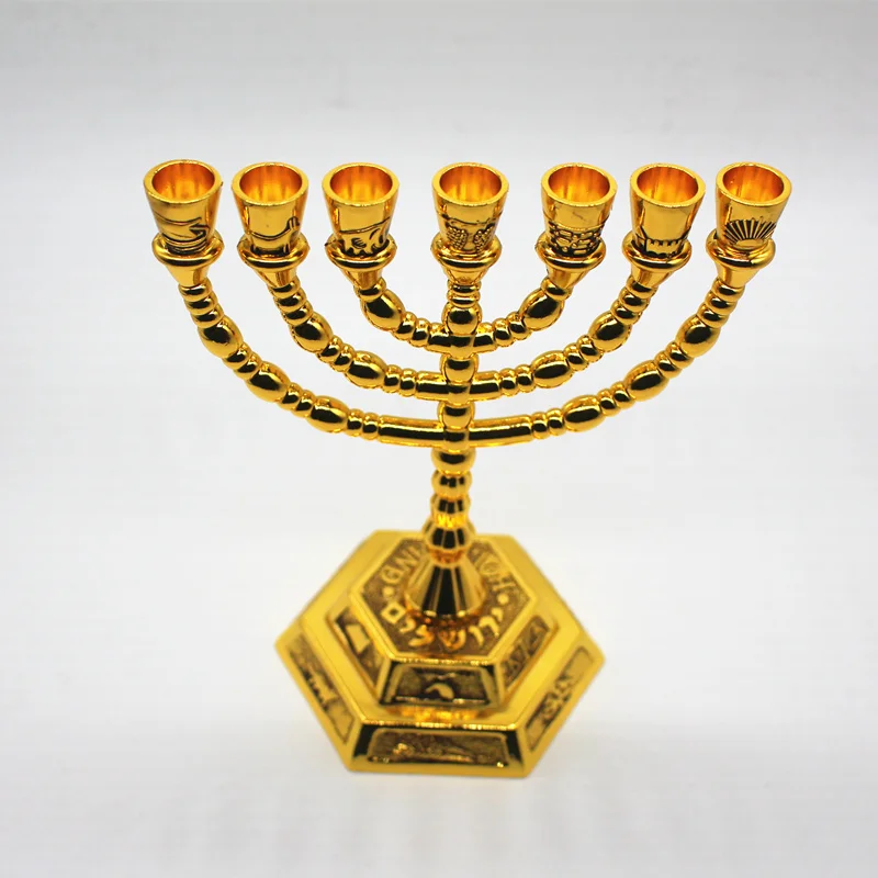 Jewish Menorah Candle-holders Religions Candelabra Hanukkah ...