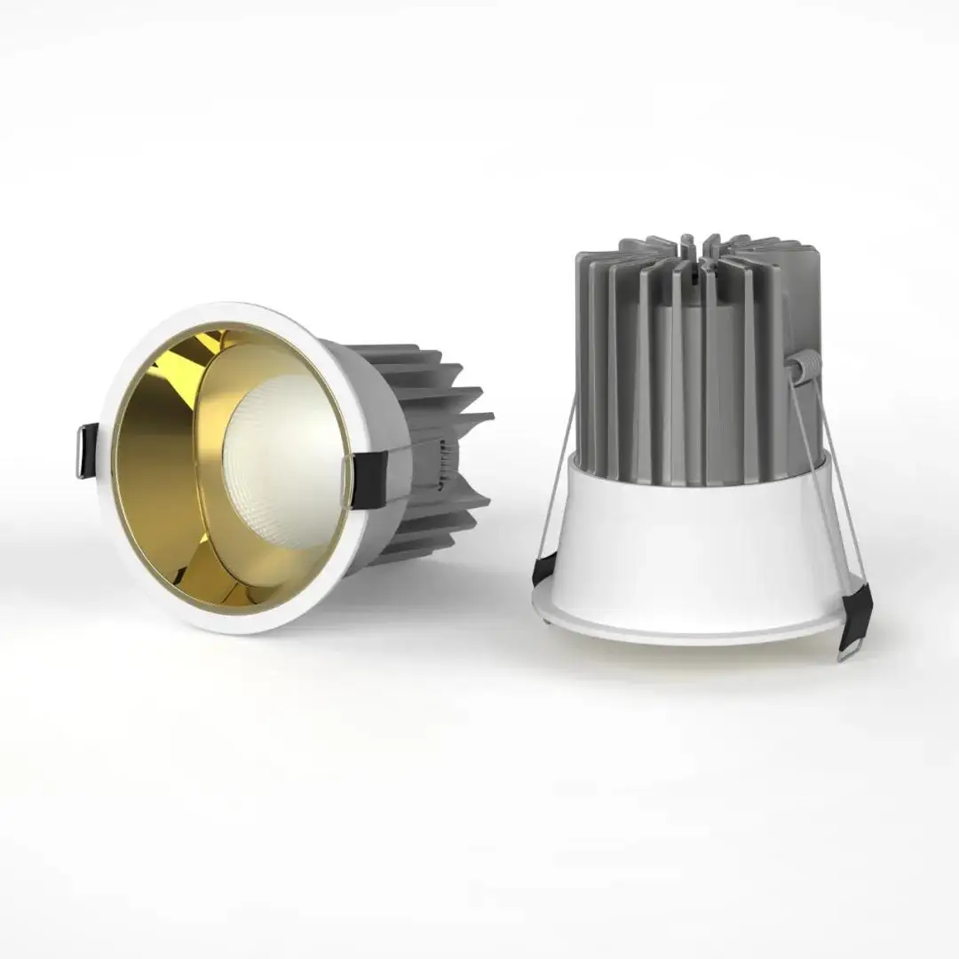 Led anti-glare downlight with ra80/90 ip42/44 ip54 dimmable