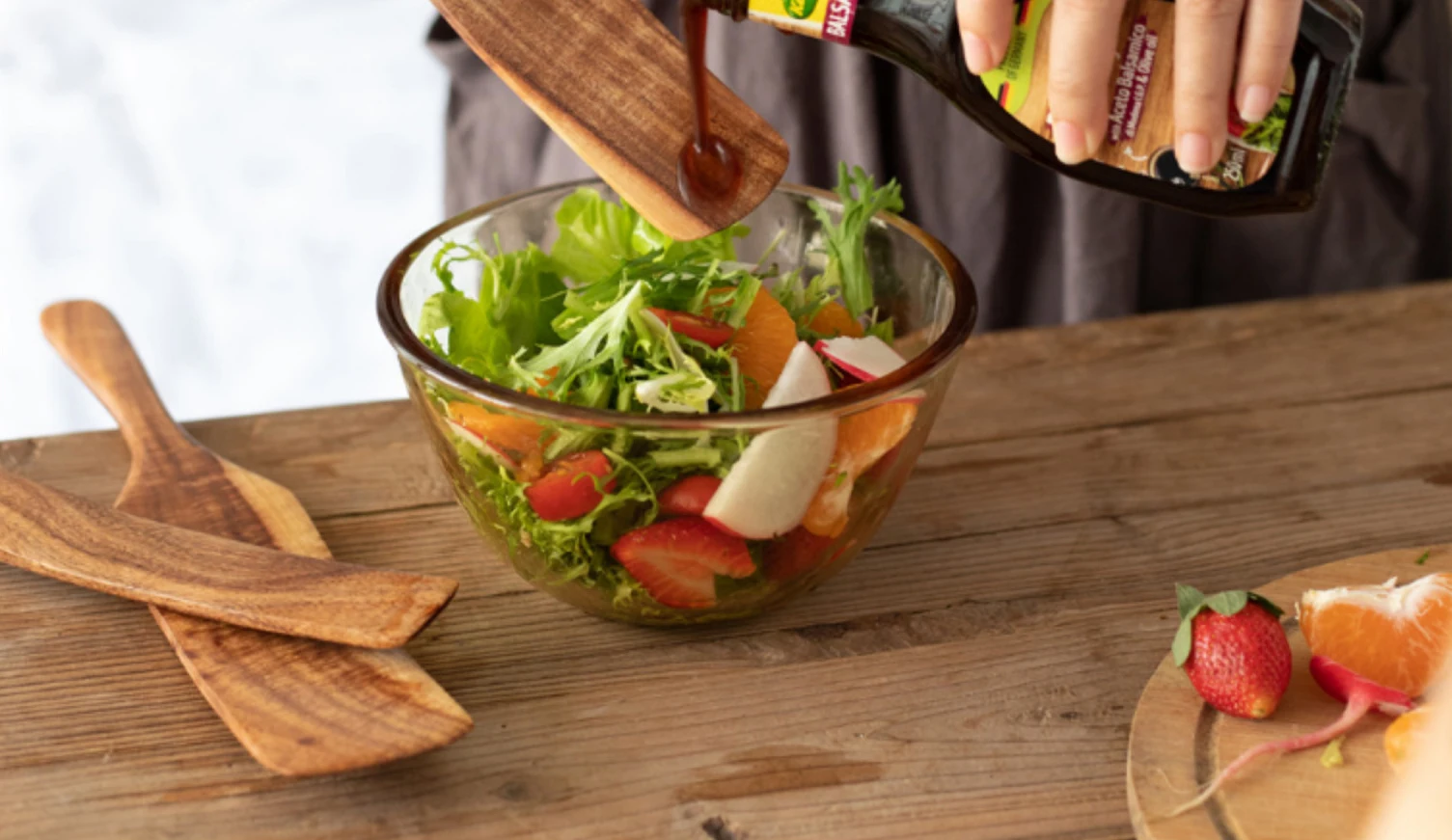 Raybin Custom Nonstick 5piece Bamboo Acacia Beech Teak Wooden Spurtle