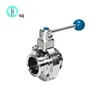 SQ 304/316L China Stainless Steel Food Grade Sanitary Pneumatic Hygienic Ball Diaphragm Check Butterfly Valve