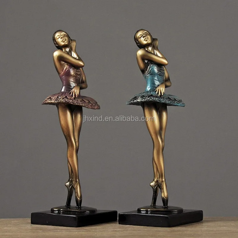 Home Decor Dancing Figurine Birthday Cake Topper Decorative Statue