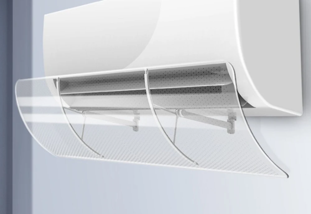 Soplado directo EE _ anti Casa acondicionador de aire ajustable Deflector de Viento Escudo Ba 