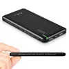 Ultra slim thin portable 10000 mAh external Power bank for Smart Phones with Double Fast Charging Output