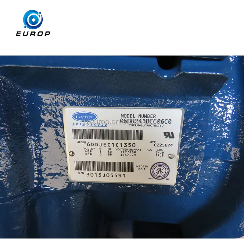 Carrier Compressor Model Numbers 06dr241bcc06c0 Carlyle Air Conditioner