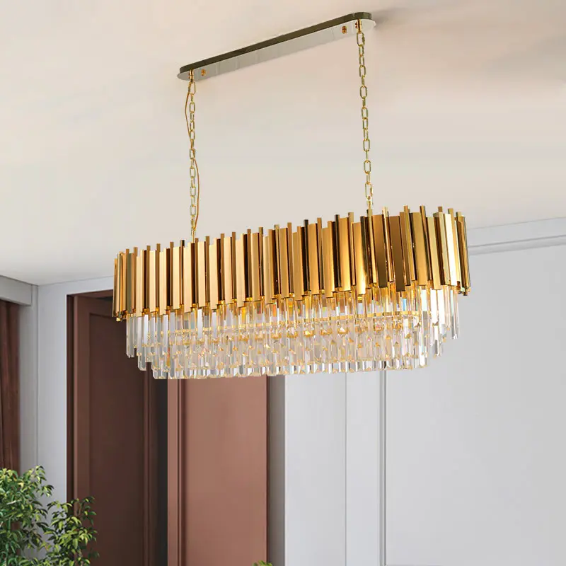 2020 Hot Sale Home Lustre Living Room Style Lights Gold Chandelier Crystal  Round Modern Chandeliers For Bedroom