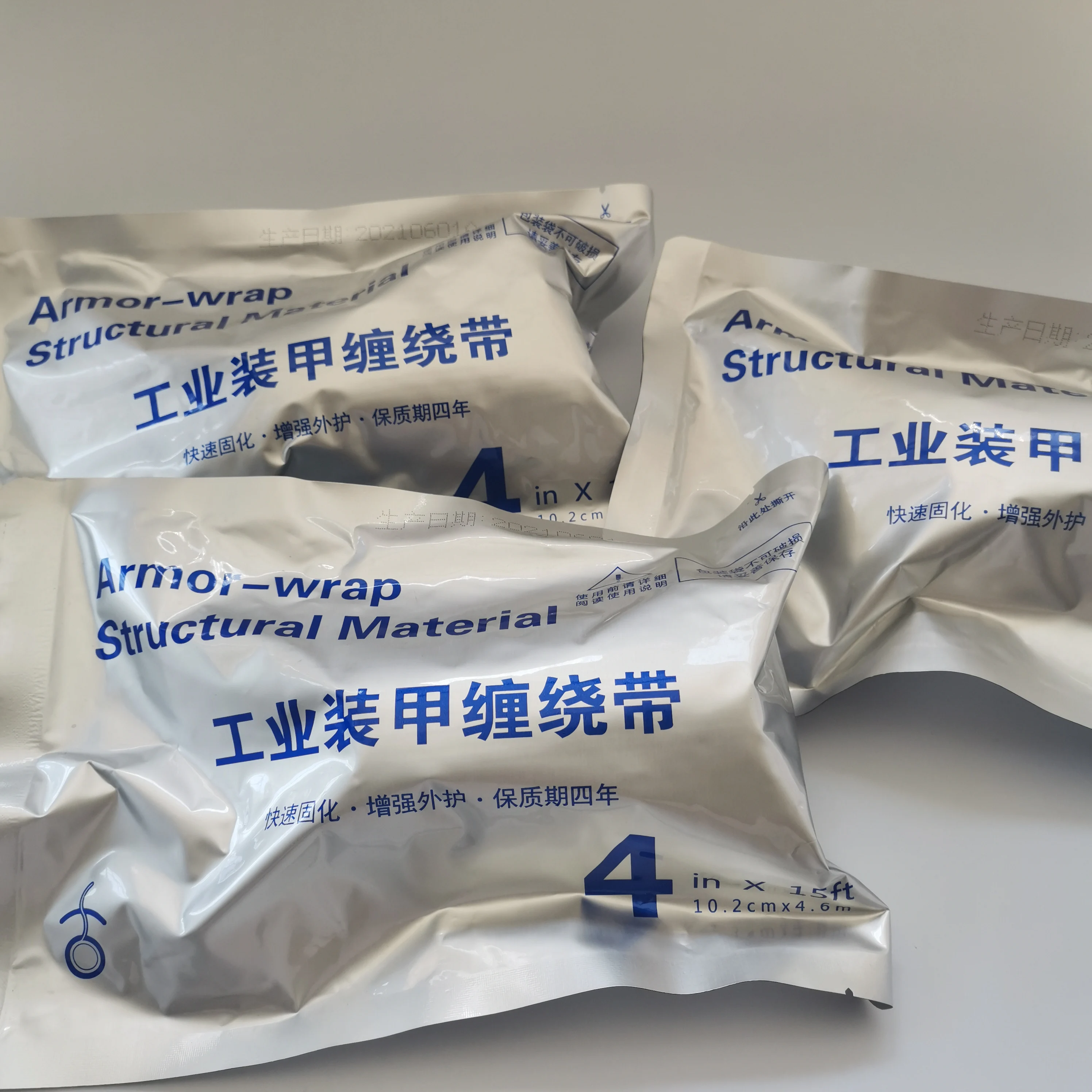 Water Activated Fast Molding Fiberglass Leak Fix Tape For Oil/gas/water