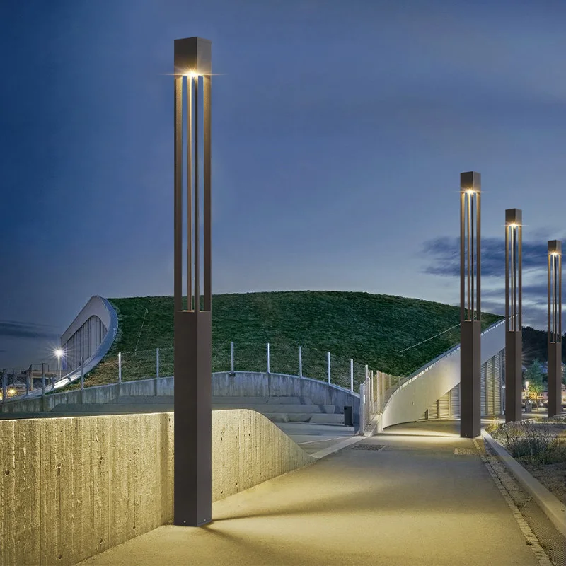 New led solar light outdoor garden yard led pathway light fashionable and simple outdoor led garden light