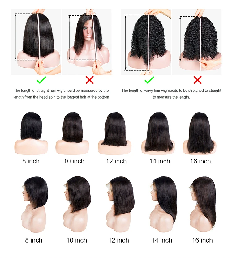 Raw Deep Wave Virgin Brazilian Hair Wig 613 Unprocessed Short Body