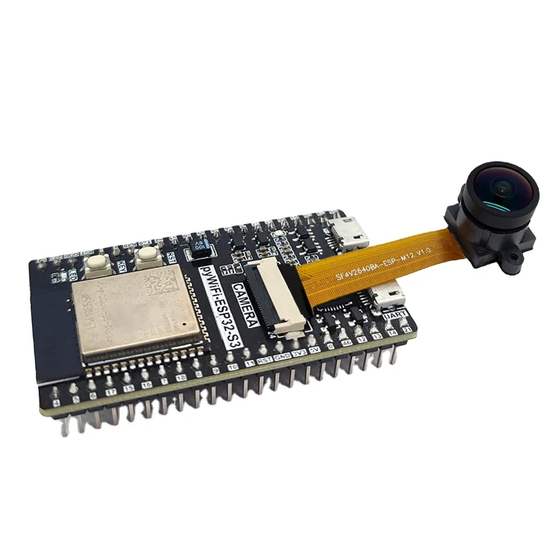 ESP32 CAM Module with OV2640 CMOS Sensor, 2MP Fixed Focus, Fisheye