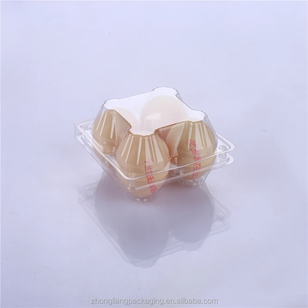 
Disposable plastic egg tray 4 silly earth egg box gift package transparent buckle belt cover medium 