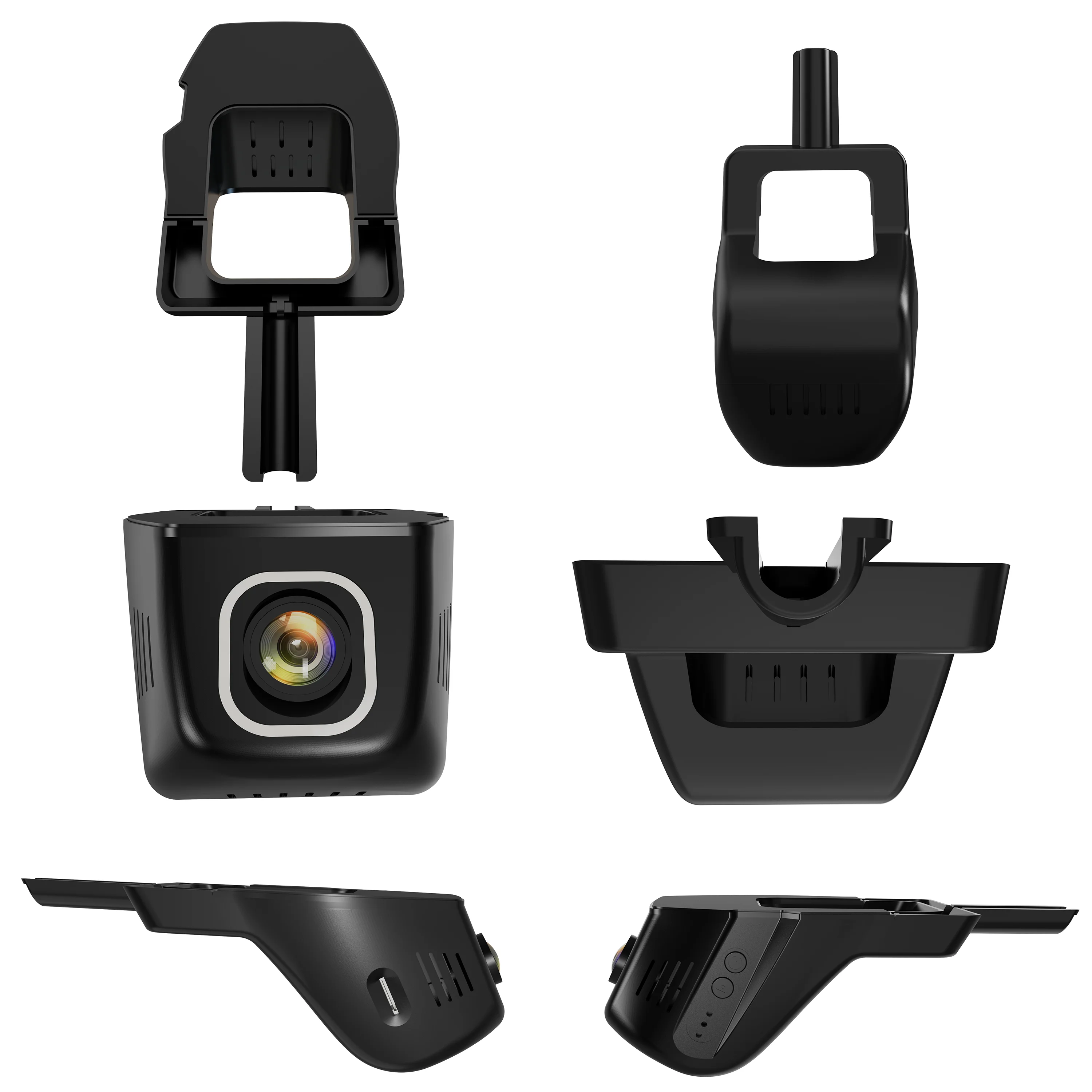 4k Hidden Dash Cam Dual 2k/4k/1080p Front And Rear Car Camera With G