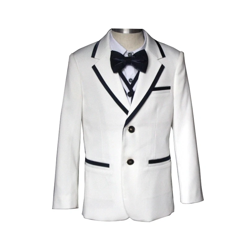 Spring Autumn Primary School Formal White Coat Pant Suit Blazer School ...