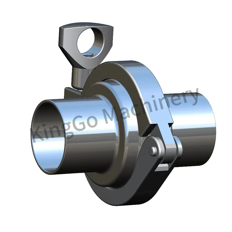 LEFTART Reduzierstück Edelstahl 304 - Tri Clamp Adapter 51x38 Auf 64x50.5mm Für Sanitär