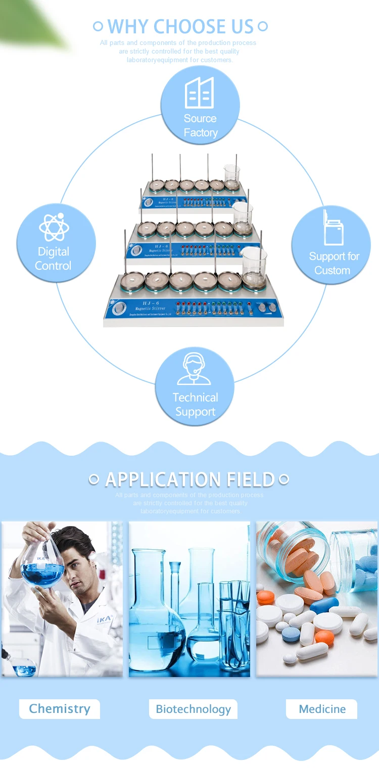 HJ-6 Magnetic Heating Stirrer Price