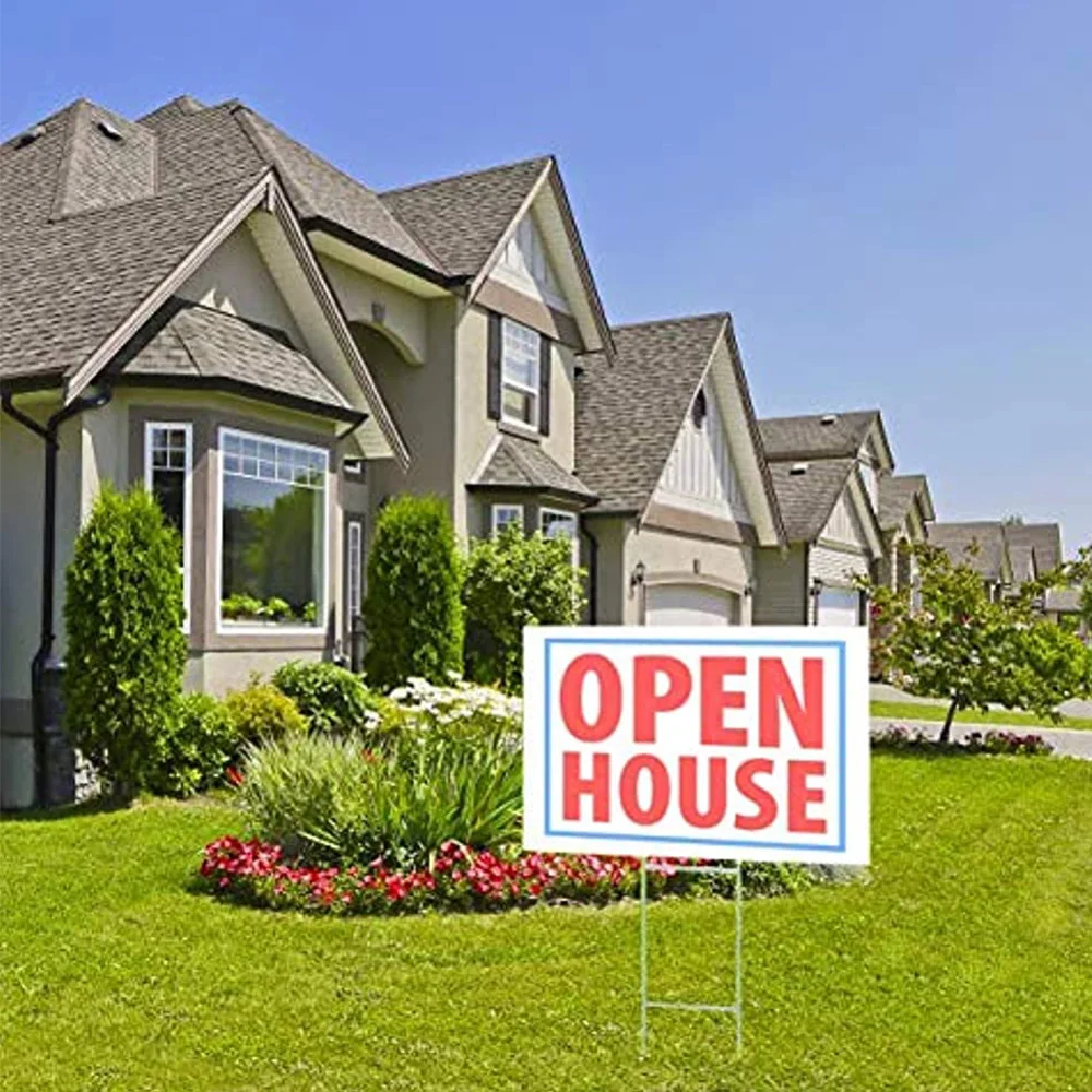 30"x10" H Wire Metal Lawn Sign Stakes H Frame Yard Sign With Stakes Buy Yard Sign,Yard Sign