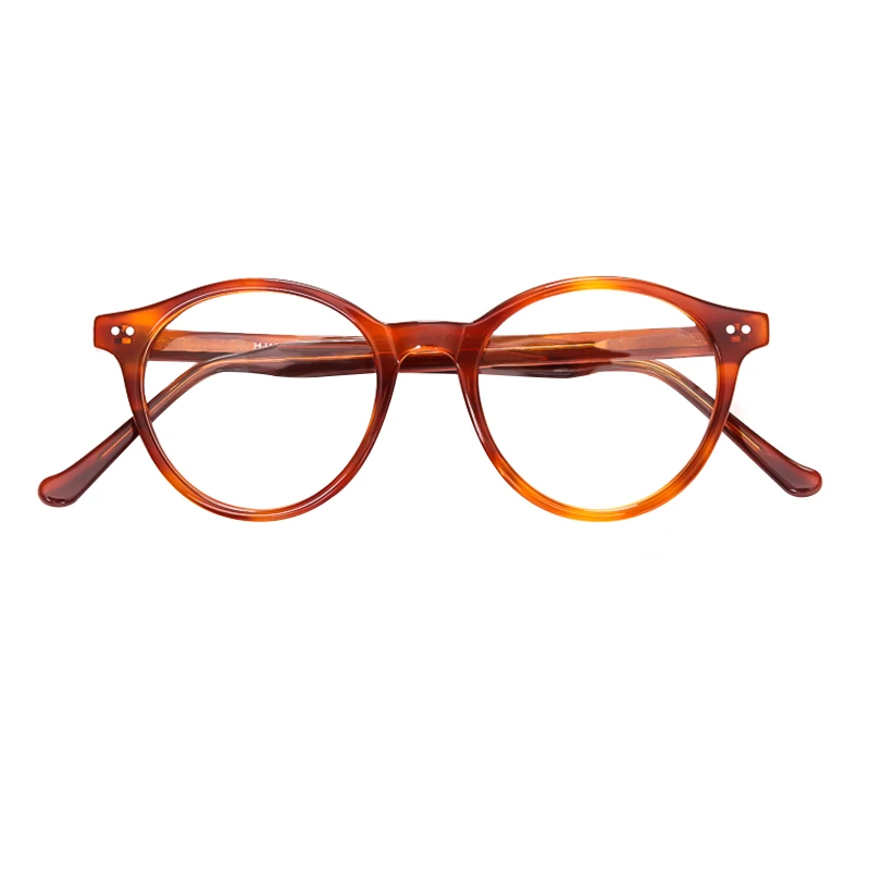 High Quality Round Frame Acetate Blue Light Eyeglasses