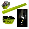 EN71 custom reflective snap band reflective slap bracelet reflective band