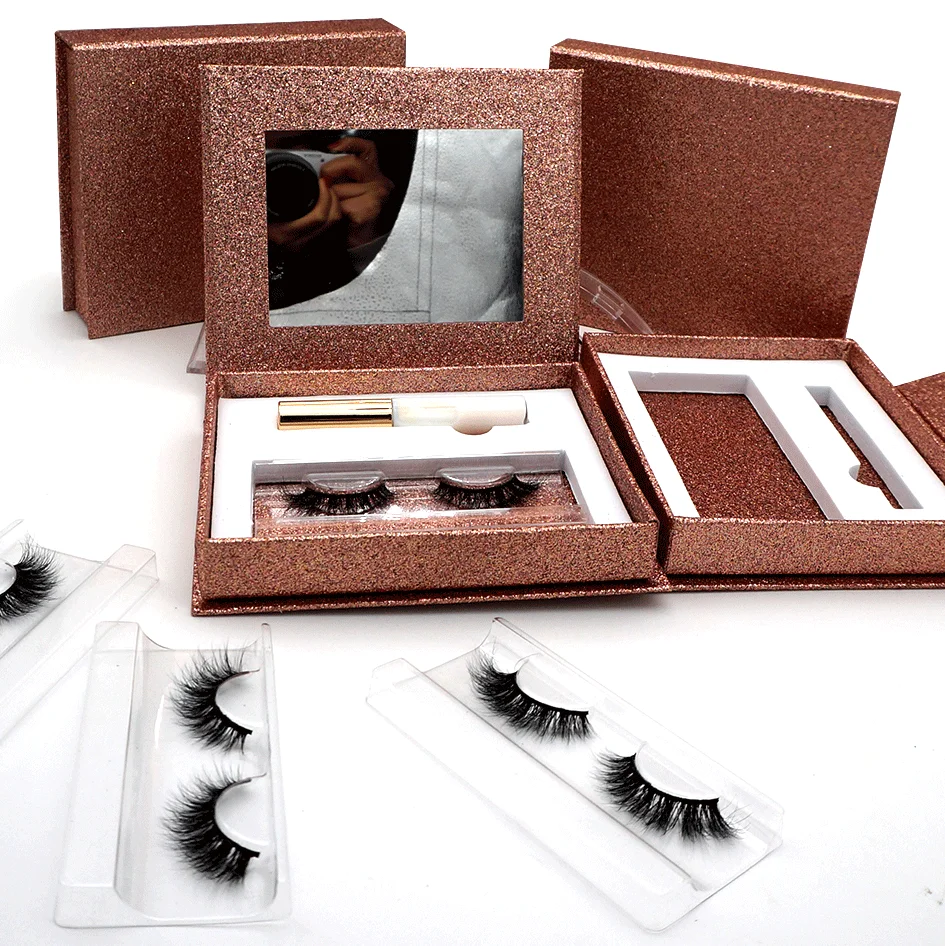 

New Custom Design 3D Silk Magnetic eyelashes and 3D Mink Magnetic Lashes