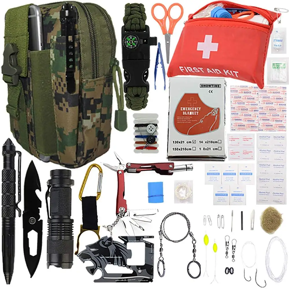 
2019 hot selling outdoor first aid kit emergency survival kit 