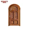 main door wood carving design villa entrance door arch top entry door
