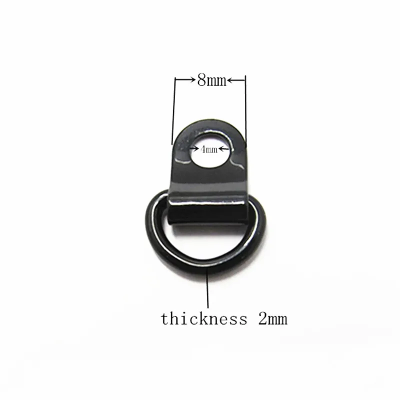Custom Color Black Metal Shoelace Hook With Rivet And D Ring Buy D