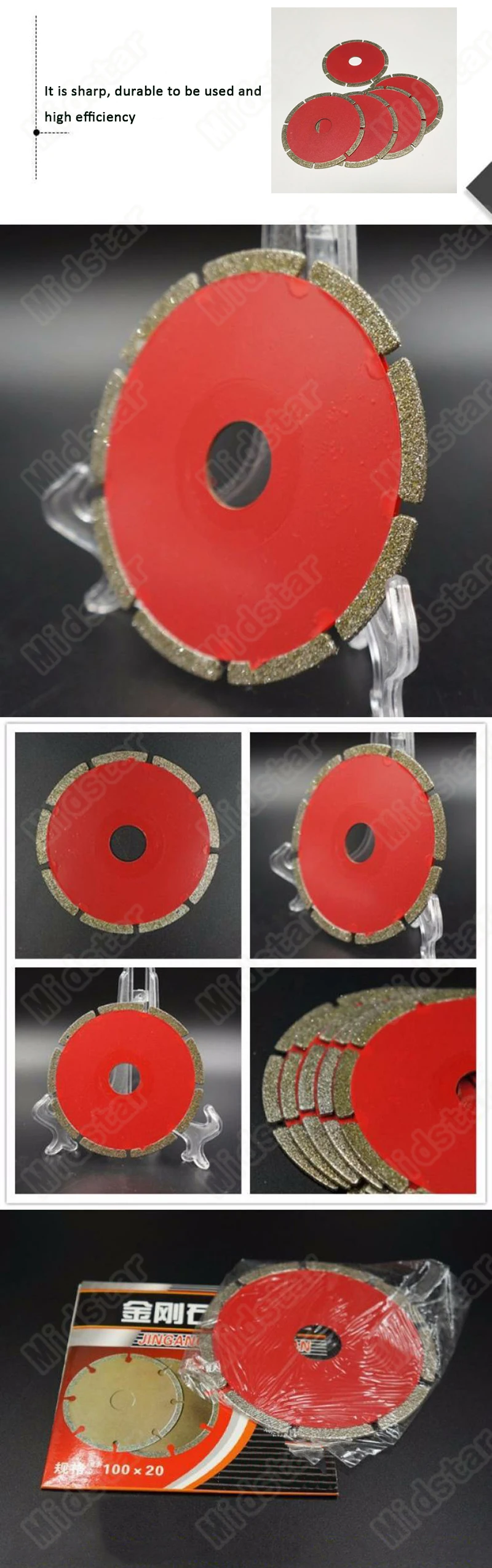 Electroplated Diamond Cutting Disc for Marble and Granite Glass Cut Off Wheel
