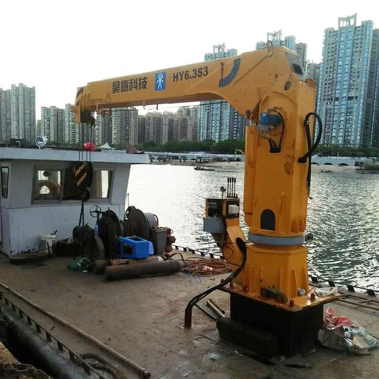 Small Boat Crane Marine Deck Crane Marine Crane 6 Ton For Sale Buy 6