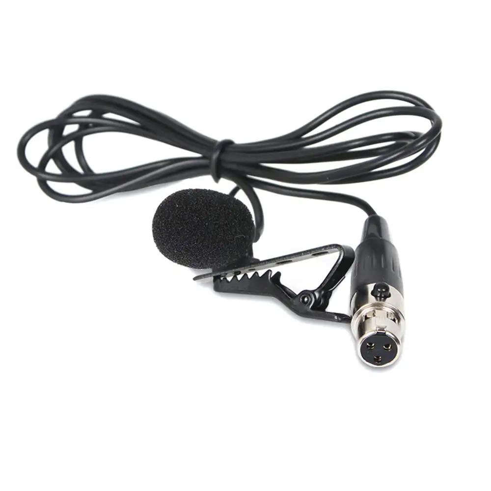 Professional Microphone Lapel Mini Xlr 3pin Ta3f Tie Clip On Lavaliere