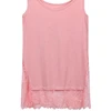 Sexy lace jacket, sleeveless vest pajamas soft and comfortable pit fabric