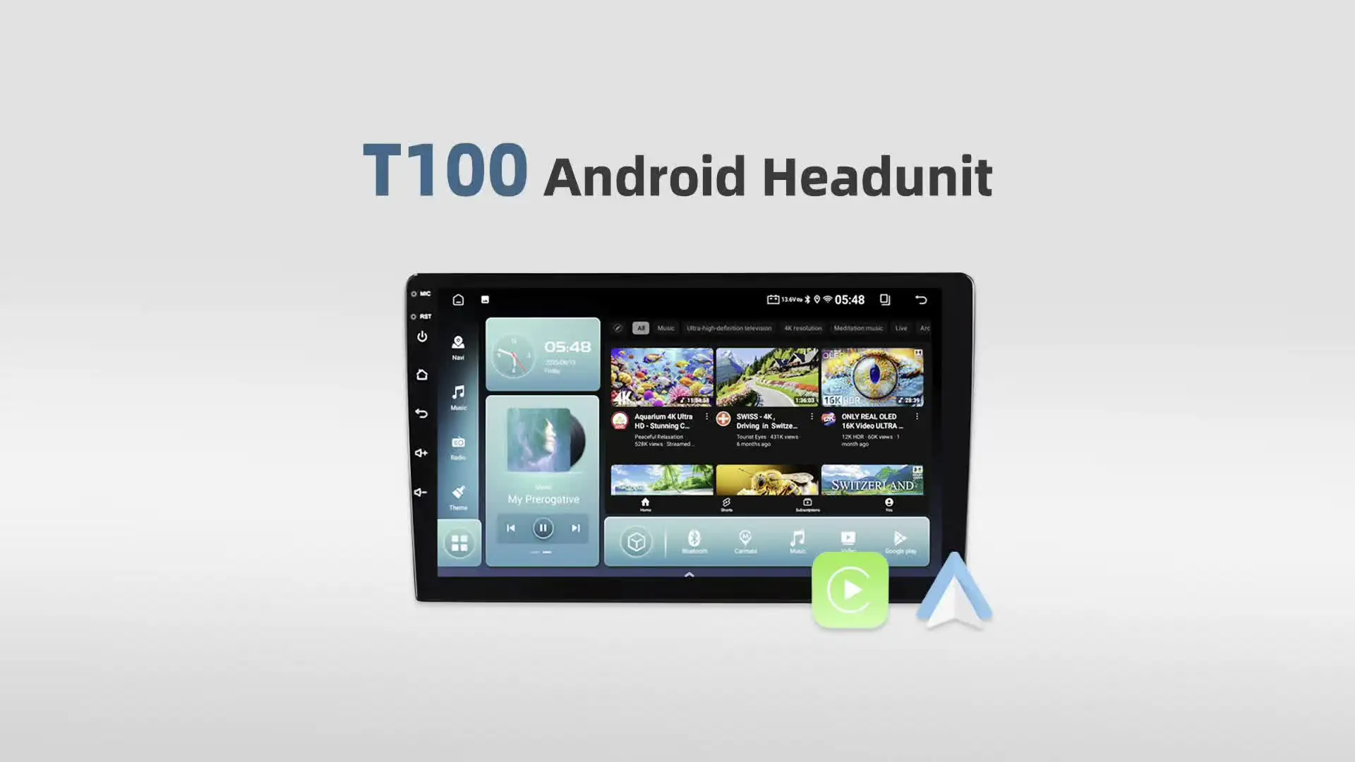 Android 10 Universal Car Radio - GPS, Video, and Carplay