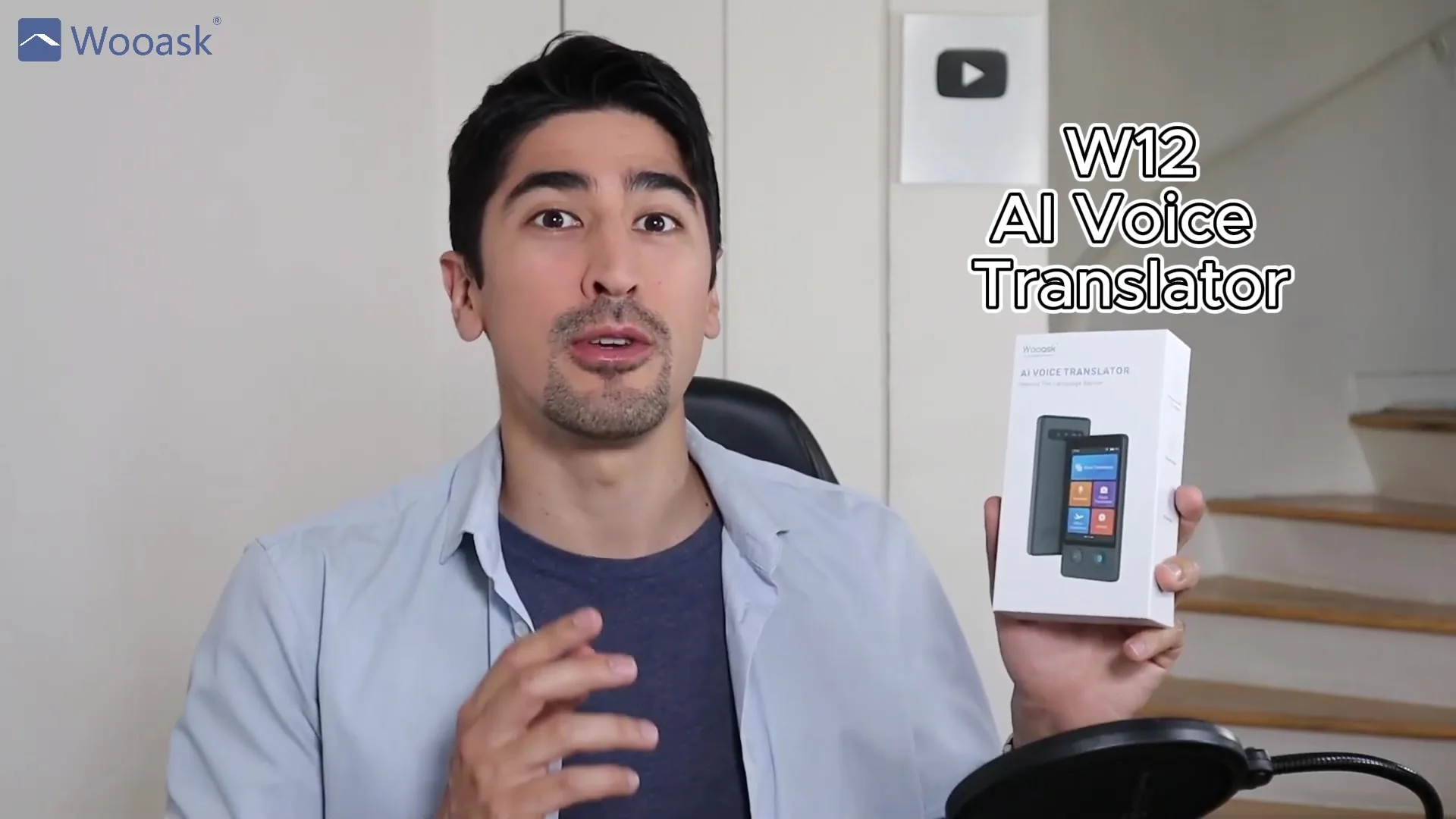 Wooask W12 Language Translator - Real Time Voice Translation