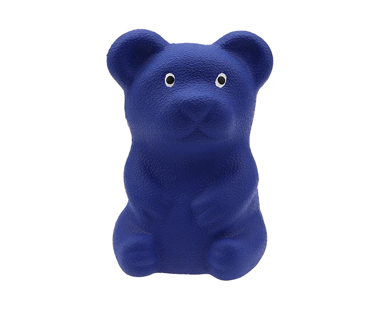 Squeaky rubber dog  toy    Cute Bear Rubber Toy Manufacturer Customized 70% Rubber Content with Safety Inspection Food Grade