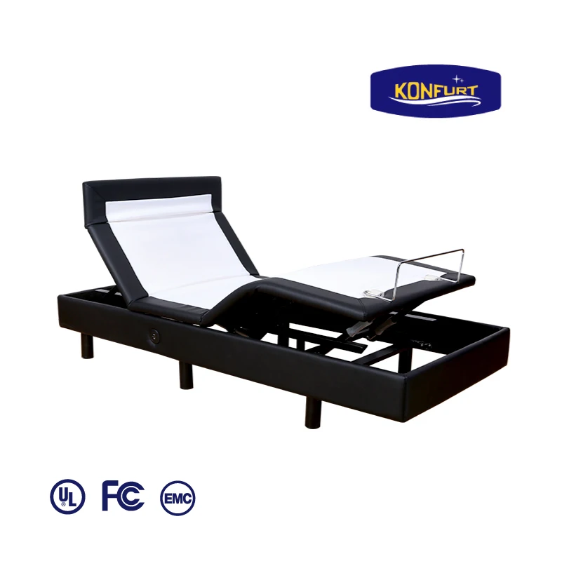 Electric Lifting Homecare With Side Rails Hospital Bed Adjustable Hi